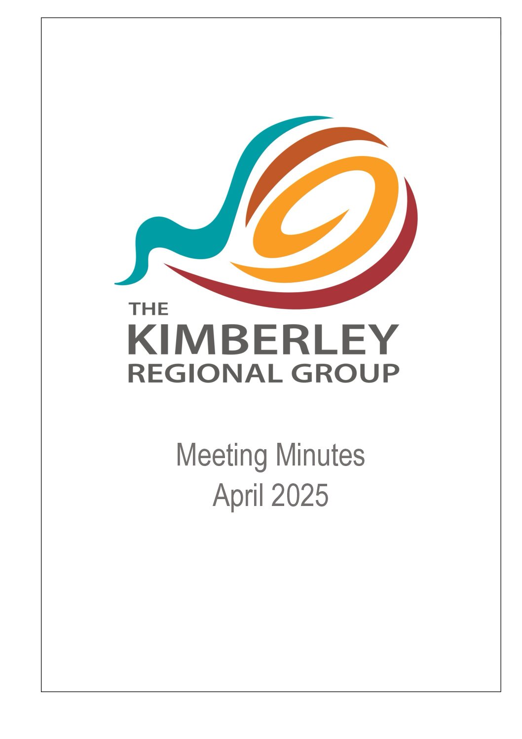 KRG 10 April 2025 Minutes KRG Minutes April 2025