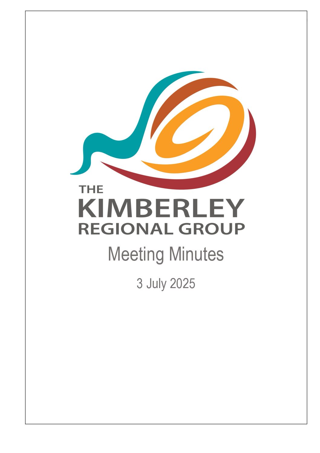 KRG 3 July 2025 Minutes KRG Minutes July 2025